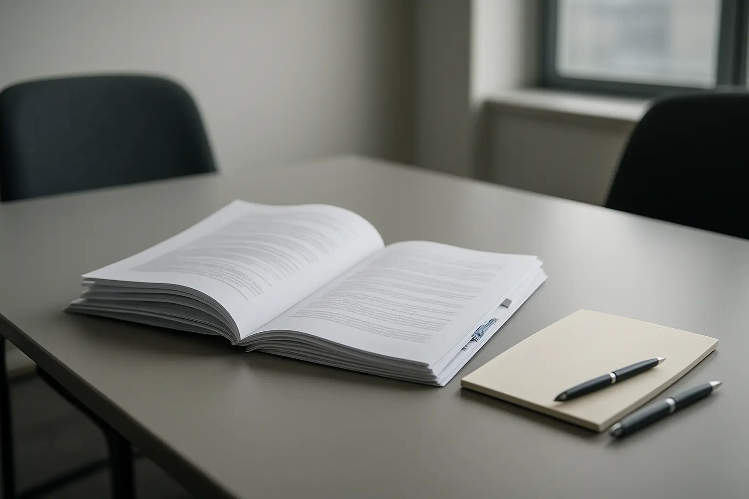 A vendor evidence pack under review during a procurement exercise