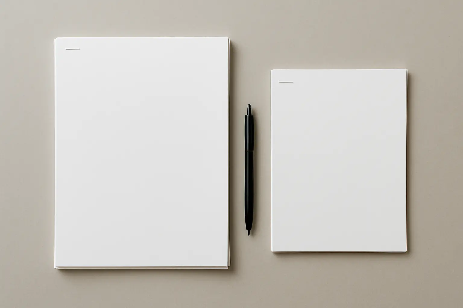 Two separate printed policy documents side by side on a desk