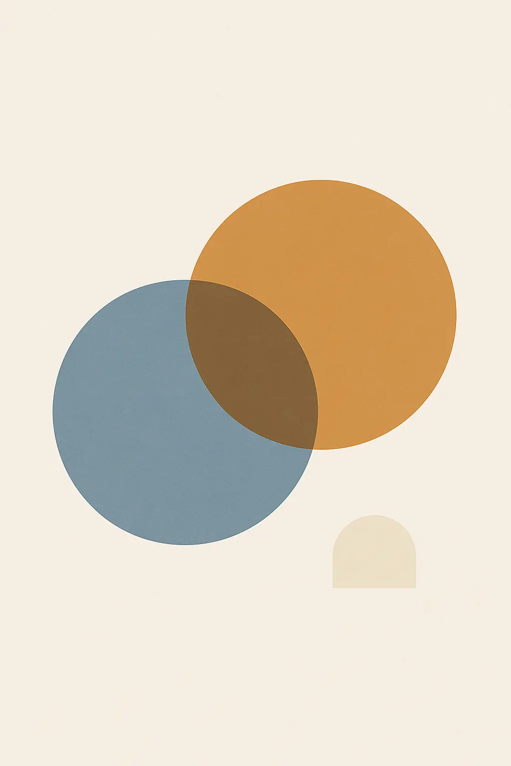 Two corpora that overlap but leave a gap neither one covers