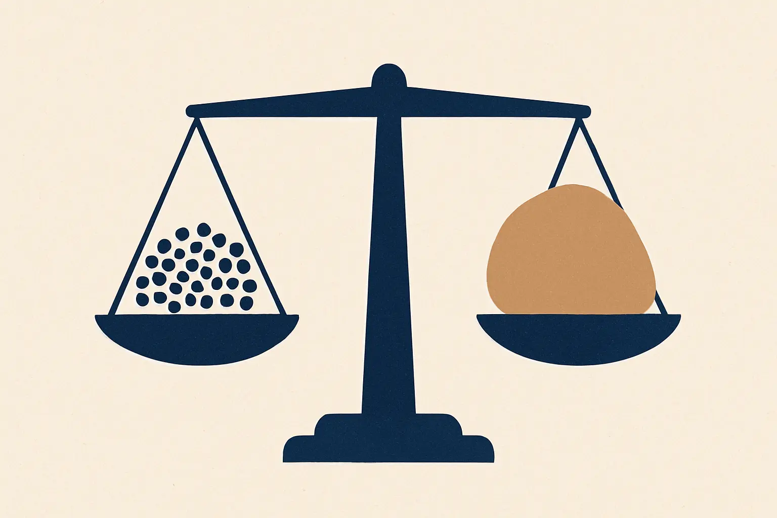 Scales tilted out of balance between a large claim and a small cluster of supporting evidence